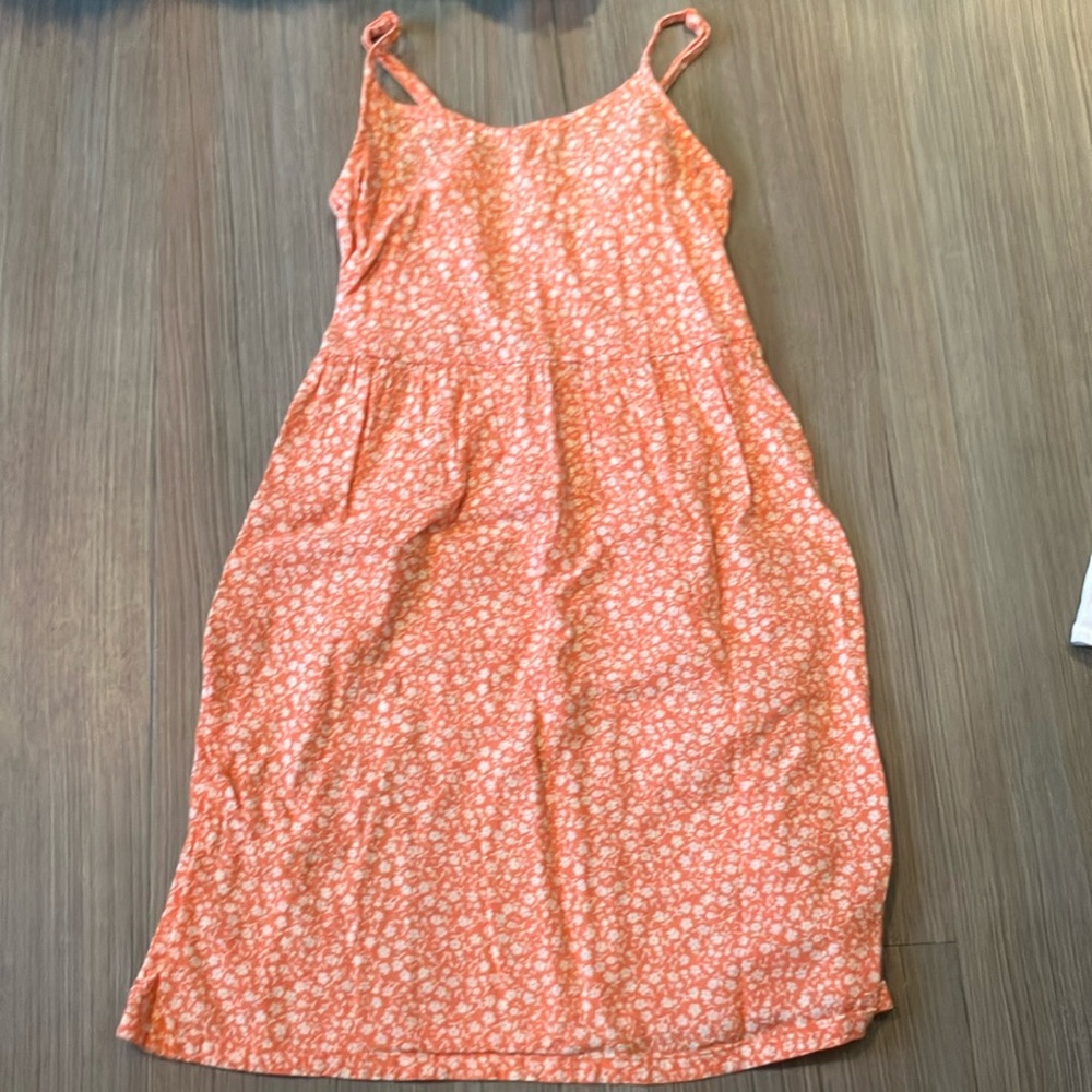 Old Navy Coral Floral Dress